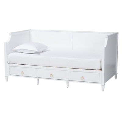 Baxton Studio Lowri Twin 3-Drawer Daybed - Thumbnail 4