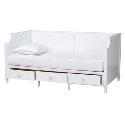 Baxton Studio Lowri Twin 3-Drawer Daybed - Thumbnail 3
