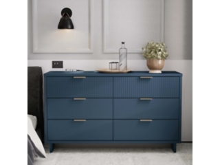 Manhattan Comfort 55" 6 Drawer Dresser