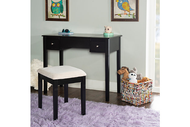 Vanity Set Ashley Furniture Home, Small Cream Vanity Mirror With Lights Desk