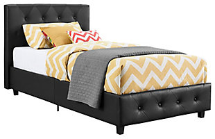 Dakota Twin Upholstered Bed, , large
