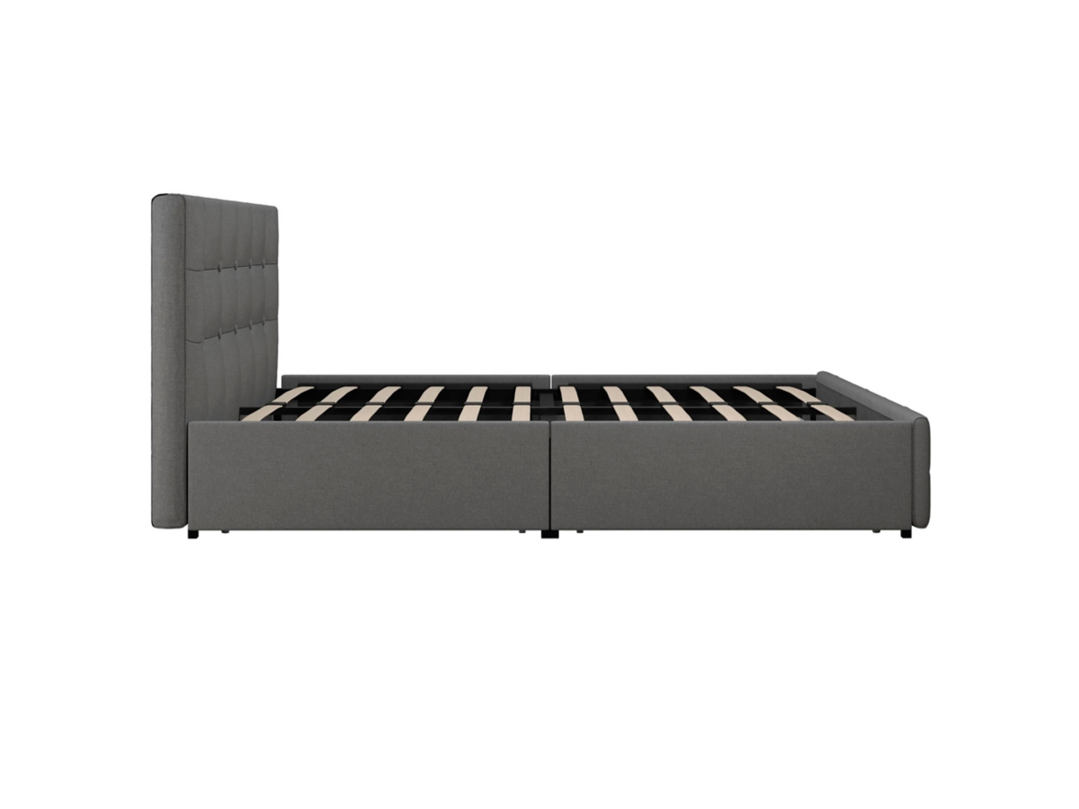 Atwater Living Ryder Full Linen Upholstered Storage Bed | Ashley