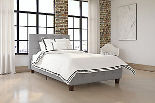 Rose Twin Upholstered Bed, , rollover