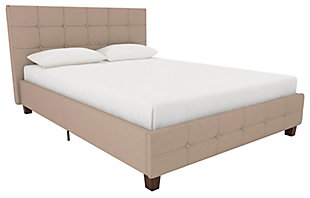 Rose Full Upholstered Bed, , large