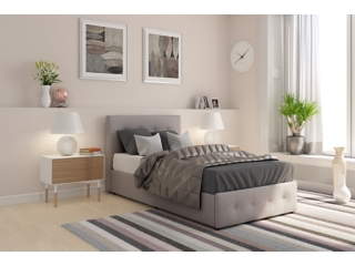 Atwater Living Ryder Linen Upholstered Storage Bed