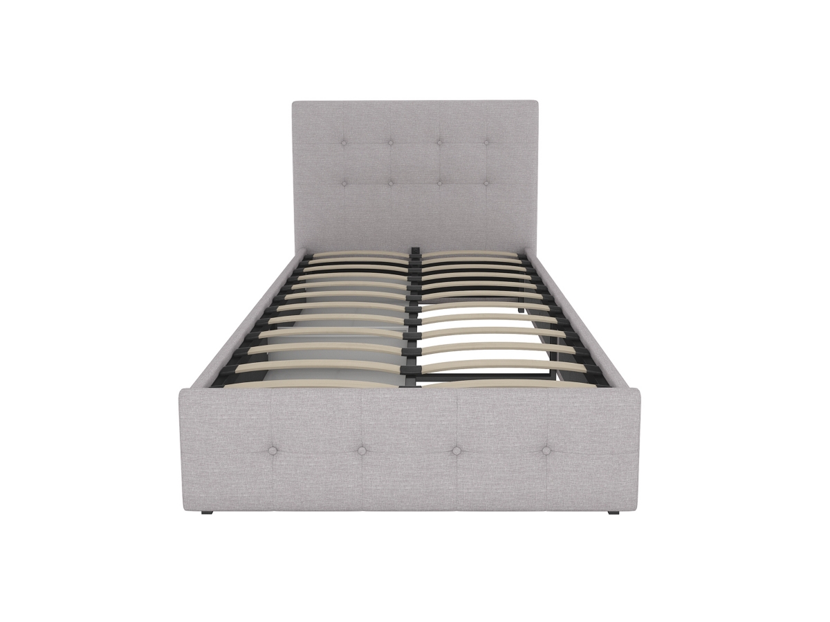 Atwater Living Ryder Linen Twin Upholstered Storage Bed | Ashley