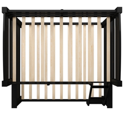 Linon Cale Black Twin Over Full Bunk Bed - Thumbnail 3