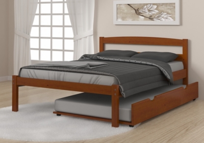 Donco Kids Econo Full Bed with Twin Trundle, Espresso