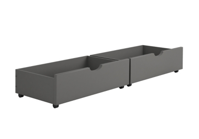 Two under-bed drawers detached from main bed