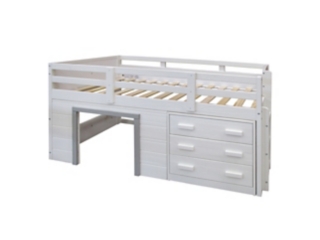 Donco Kids Sweet Dreams Loft with 3 Drawer Chest