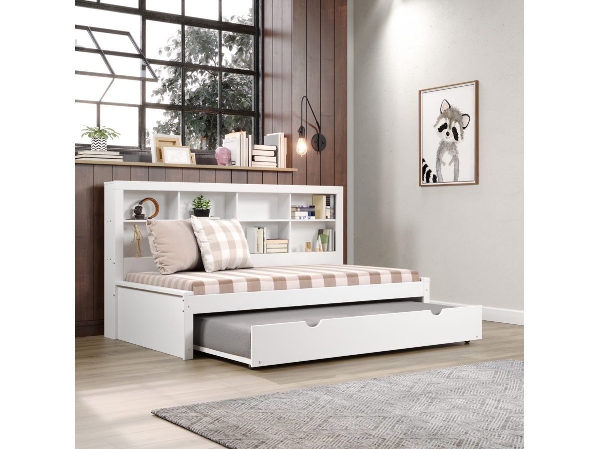 Ashley trundle bed best sale