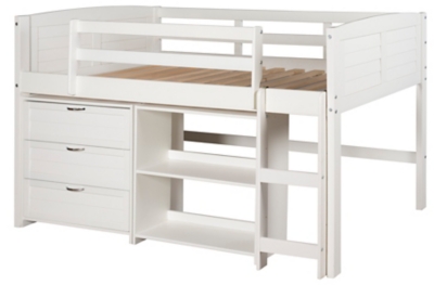 Donco Kids Louver Twin Modular Loft Bed, , large