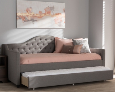 Tufted Daybed With Trundle Ashley Furniture Homestore