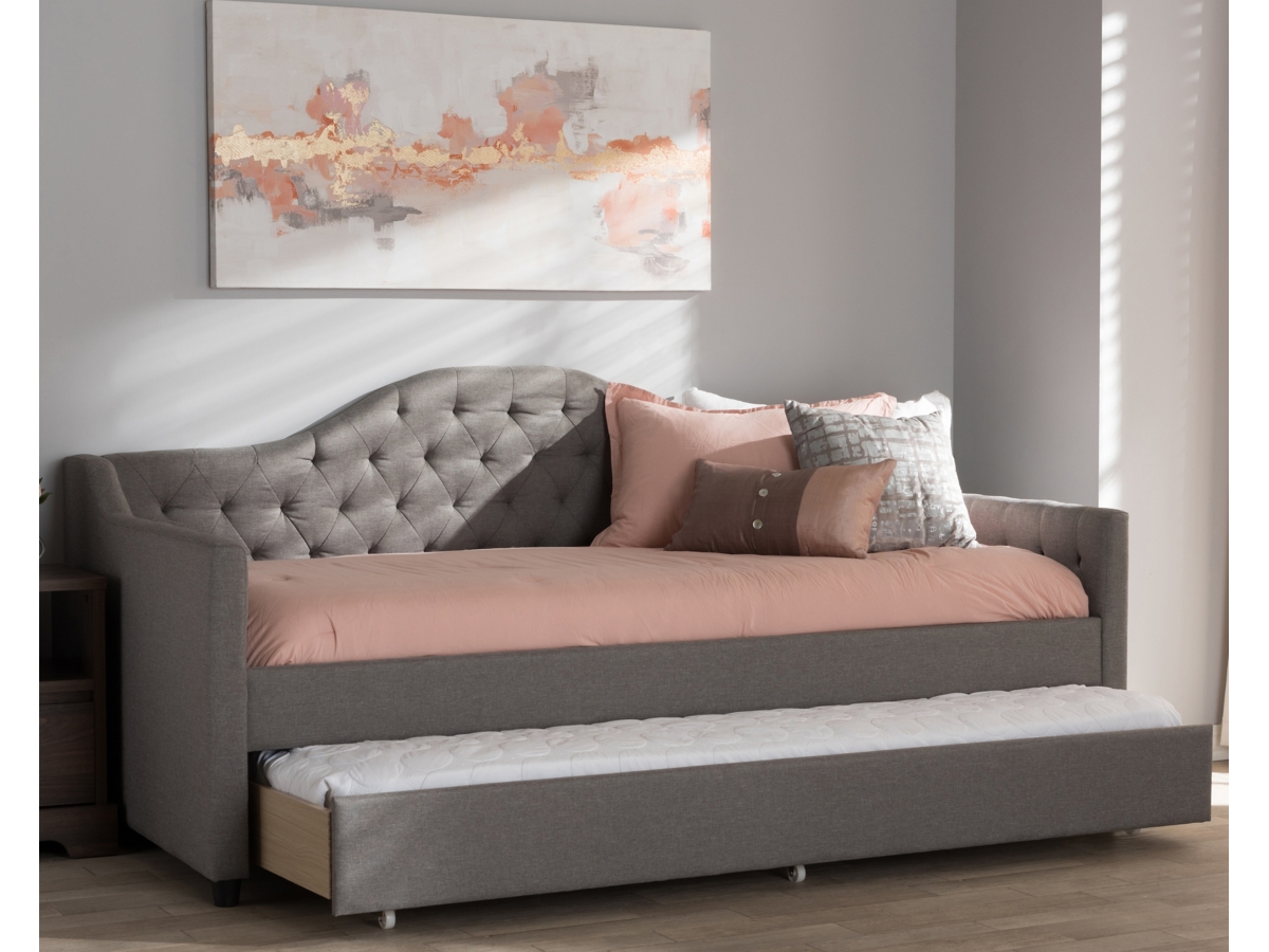 Tufted Daybed with Trundle Ashley