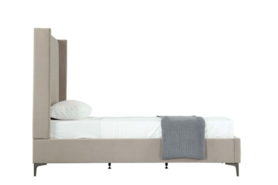 Manhattan Comfort Promenade Wingback Bed - Thumbnail 4