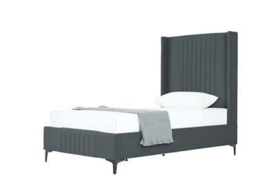 Manhattan Comfort Promenade Wingback Bed - Thumbnail 2