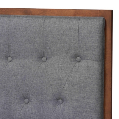 Baxton Studio Dericia King Panel Platform Bed - Thumbnail 5