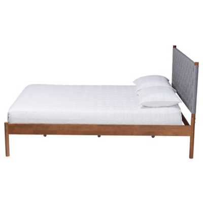 Baxton Studio Estela Queen Panel Platform Bed - Thumbnail 2