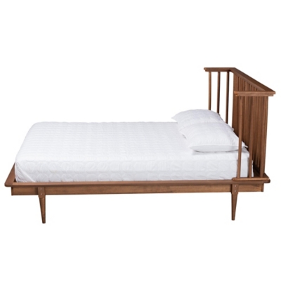 Baxton Studio Flint Queen Panel Platform Bed - Thumbnail 3