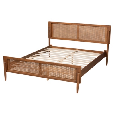 Baxton Studio Gardwin Queen Panel Platform Bed - Thumbnail 4