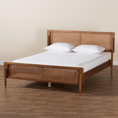 Baxton Studio Gardwin King Panel Platform Bed - Thumbnail 5