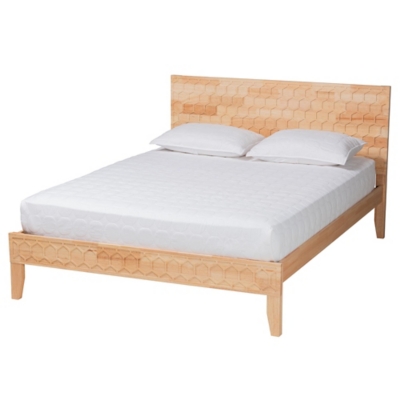 Baxton Studio Hosea Queen Panel Platform Bed | Ashley