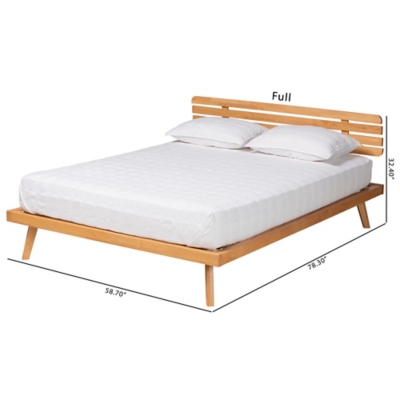 Baxton Studio Joaquin Full Panel Platform Bed - Thumbnail 5