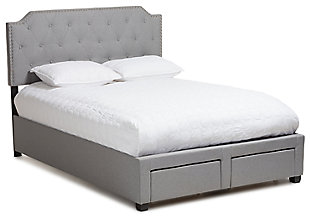 Aubrianne Queen Upholstered Bed, Gray, large