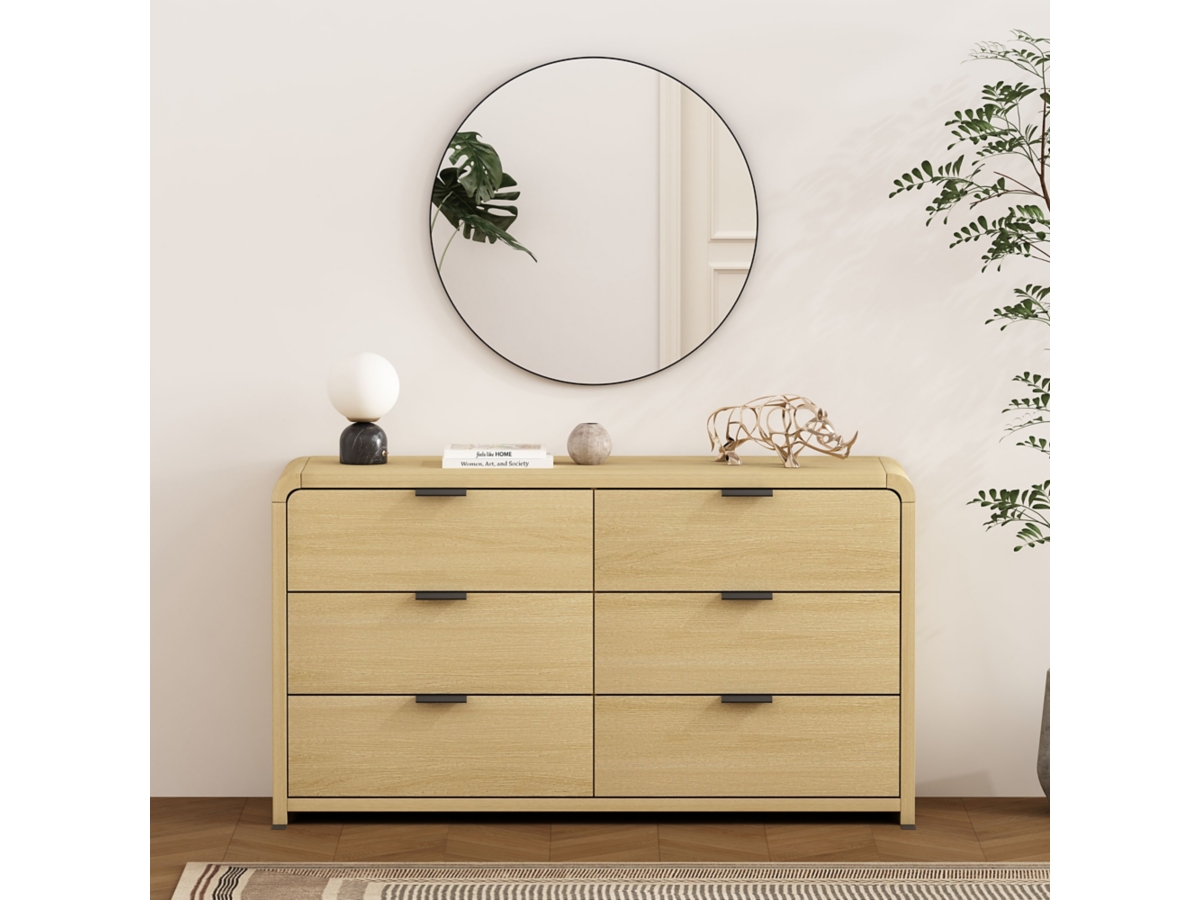 【送料無料】２点セット/White nature Dresser Set Storkcraft® Santorini® 6 Drawer Dresser | Storkcraft