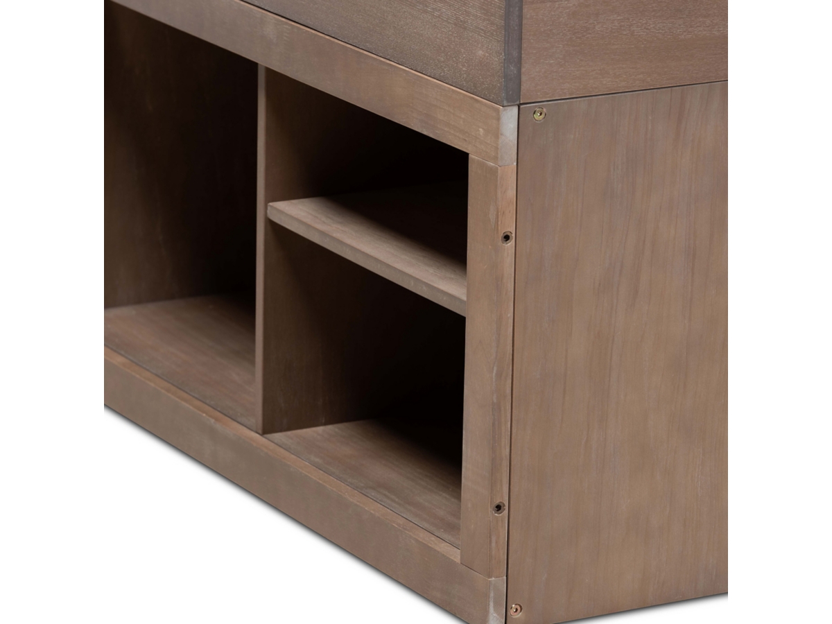 Baxton Studio Levon Wood 4-Drawer Twin Storage Bed | Ashley