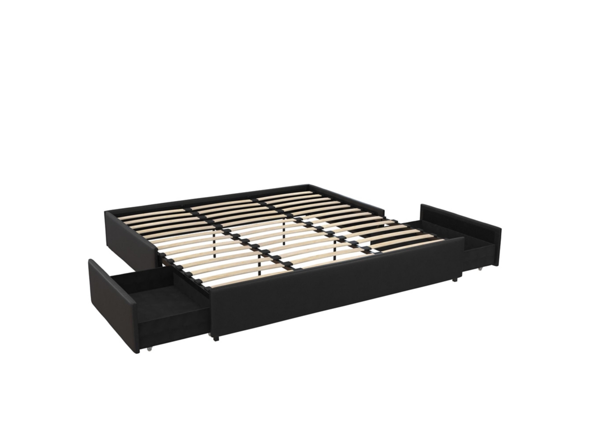 Micah King Upholstered Platform Storage Bed | Ashley
