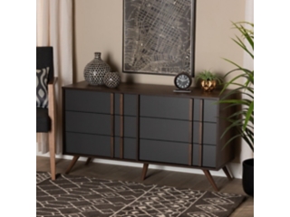 Naoki  Modern 6-Drawer Dresser