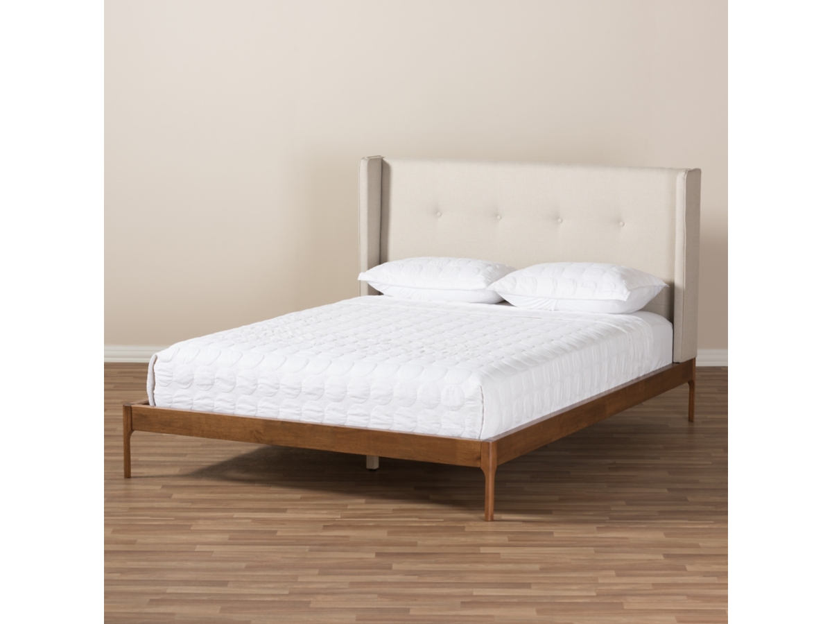 Brooklyn King Midcentury Modern Platform Bed | Ashley