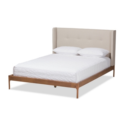 Brooklyn King Midcentury Modern Platform Bed, , large