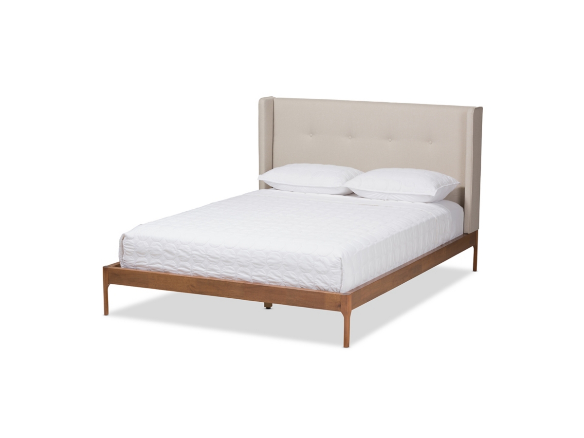 Brooklyn King Midcentury Modern Platform Bed