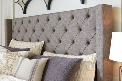 sorinella queen upholstered headboard | ashley furniture