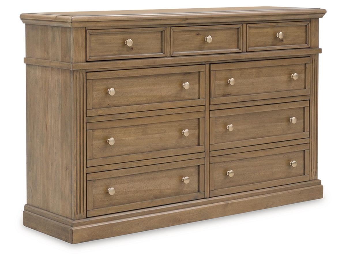 Mylarken King Panel Bed with Dresser and Nightstand | Ashley