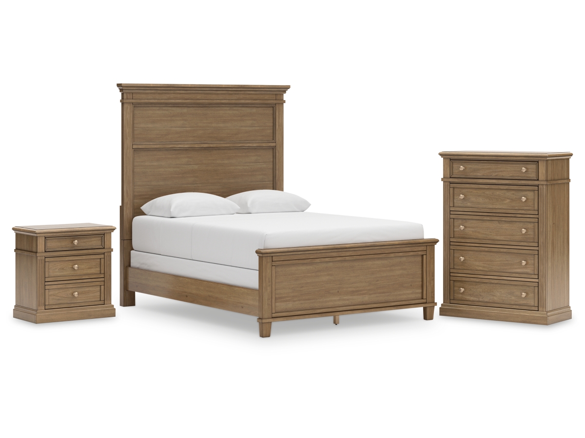 Mylarken Queen Panel Bed with Chest and Nightstand | Ashley