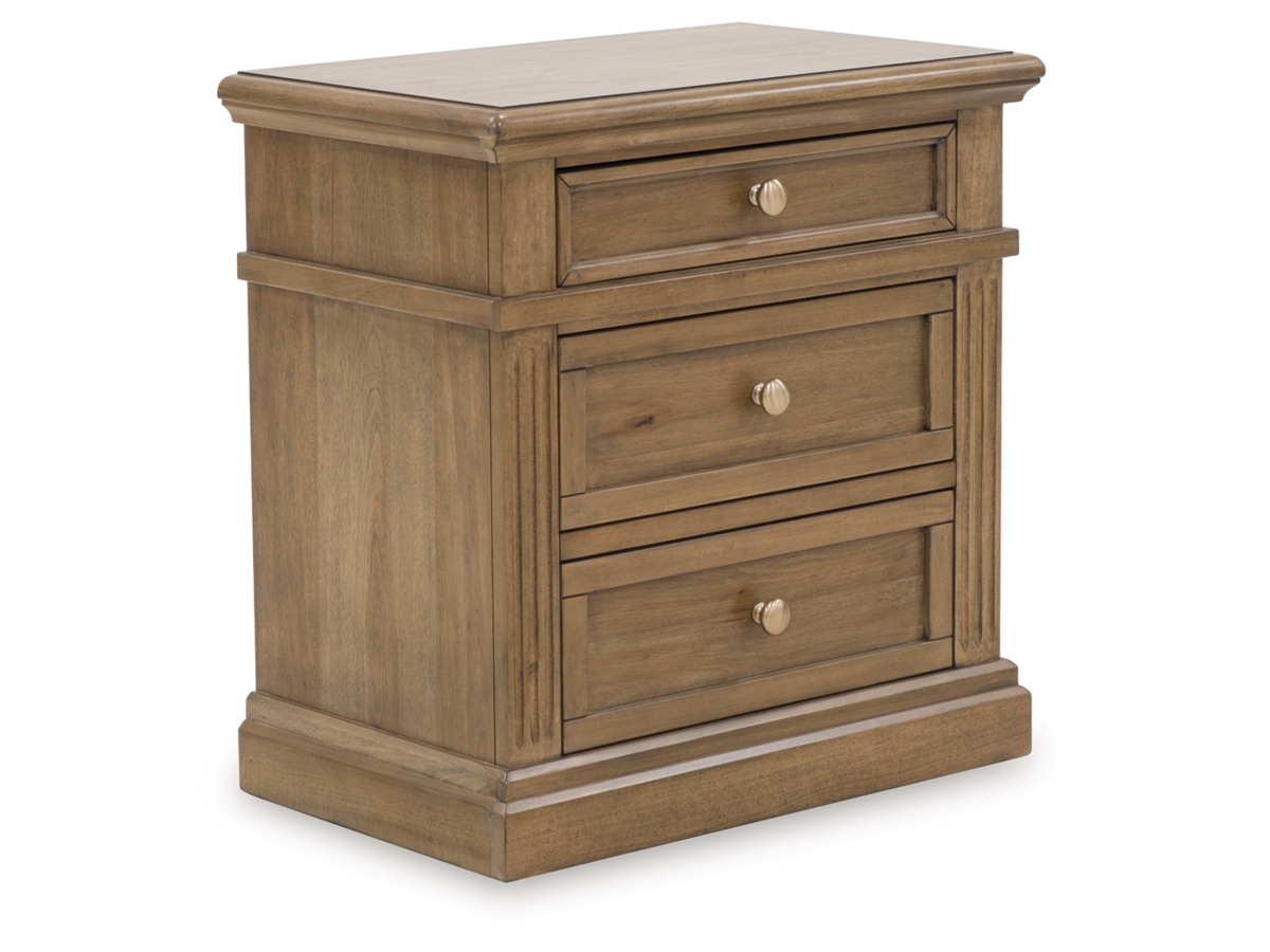Mylarken Queen Panel Bed with Chest and Nightstand | Ashley