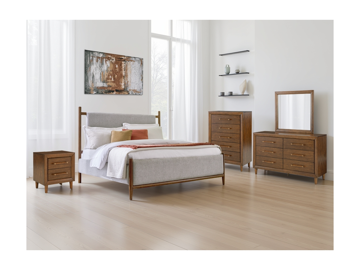 Lyncott Queen Upholstered Panel Bed | Ashley