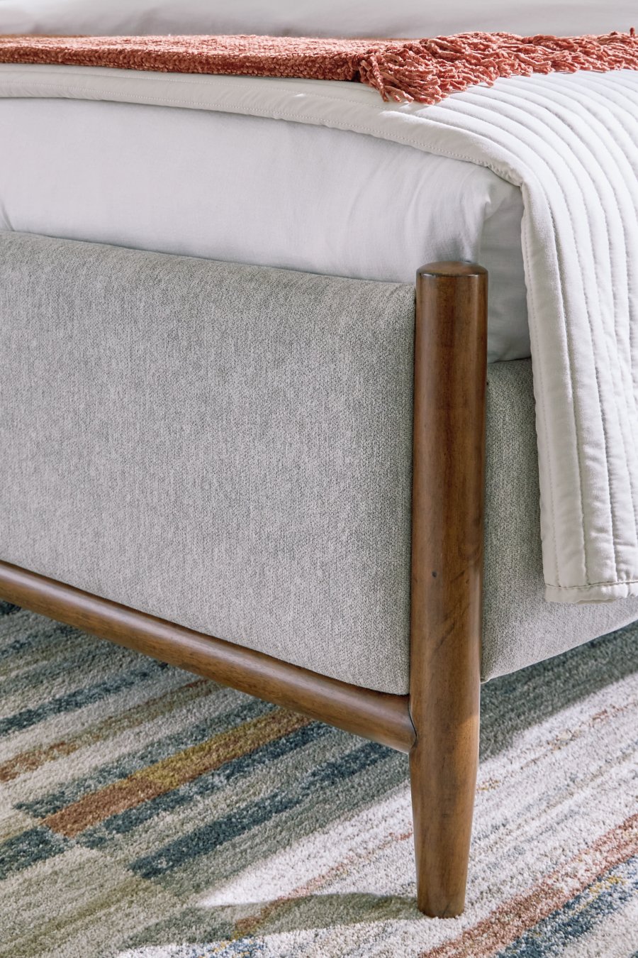Lyncott Queen Upholstered Panel Bed - image 6