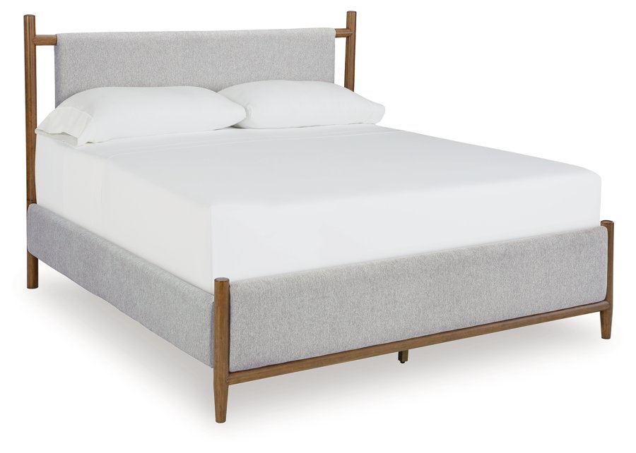 Lyncott Queen Upholstered Panel Bed - image 2