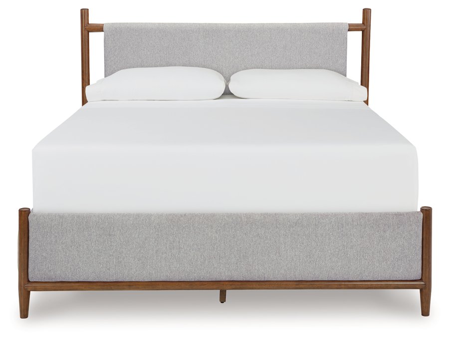 Lyncott Queen Upholstered Panel Bed - image 3