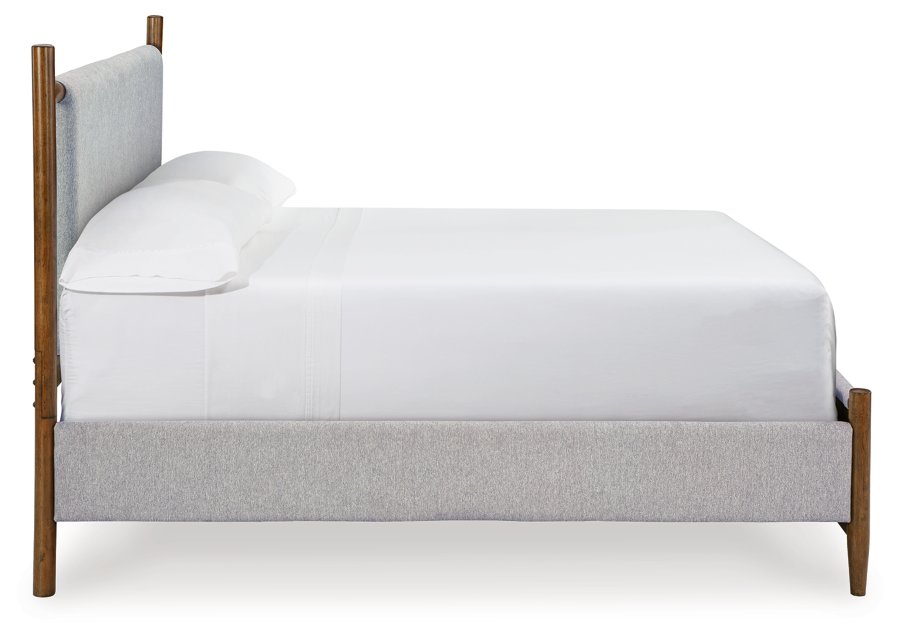 Lyncott Queen Upholstered Panel Bed - image 4