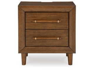 Lyncott 24" 2 Drawer Charging Nightstand