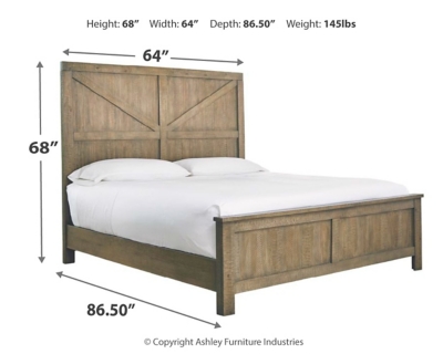 Aldwin Queen Panel Bed Ashley Furniture Homestore