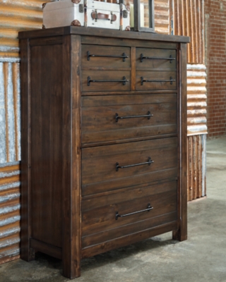 B633-46 Starmore 5 Drawer Chest of Drawers, Brown sku B633-46