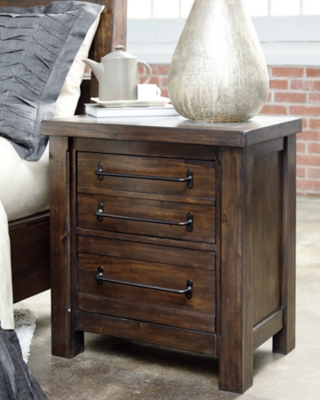 Two Drawer Night Stand with USB charging port - Starts at $17/mo