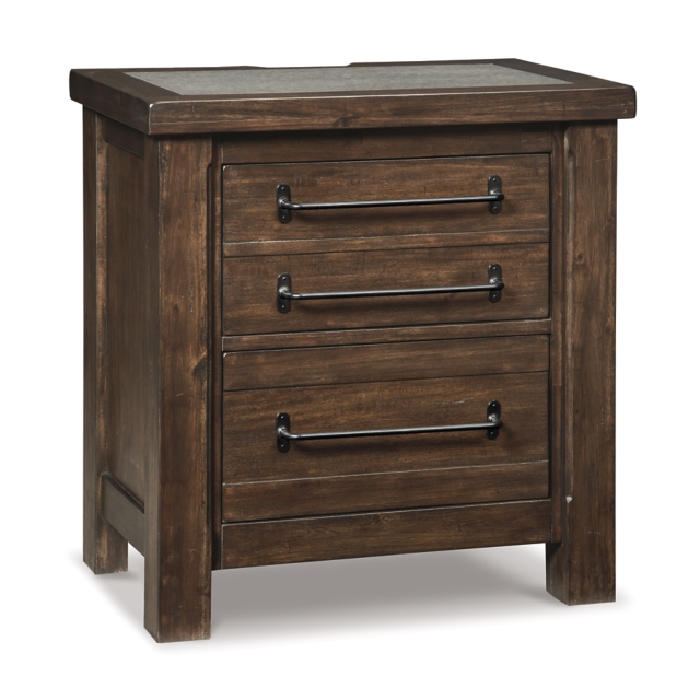 Starmore 25" 2 Drawer Charging Nightstand
