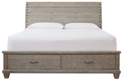 Naydell California King Panel Bed with 2 Storage Drawers